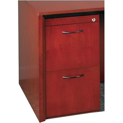 Safco Corsica Collection In Mahogany, File/File Pedestal for Credenza