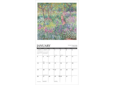 2025 Willow Creek Monet 12" x 12" Monthly Wall Calendar (43998)