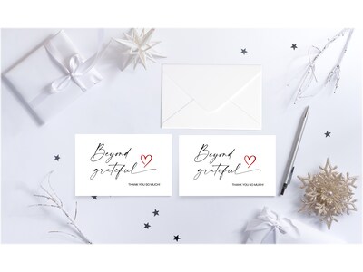 Better Office Thank You Cards with Envelopes, 4" x 6", Multicolored, 36/Pack (64528-36PK)