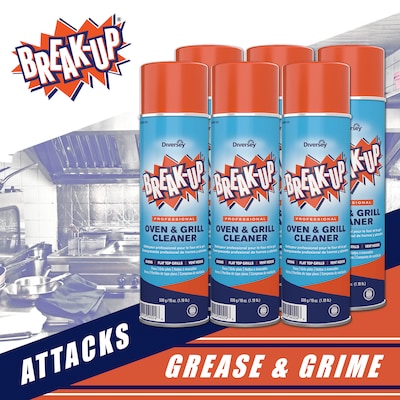 Break-Up Professional Kitchen & Oven Cleaner, 19 oz., 6/Carton (CBD991206)