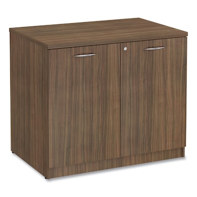 Alera Valencia Series 64.75 Hutch with Doors, 4 Compartments, Modern Walnut (ALEVA286615WA)