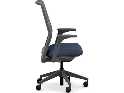 HON Cipher Mesh/Fabric Swivel Task Chair, Navy/Charcoal (HCFRT.STC.H.S.IC.APX13.TC00.AL.RE.SB.S)