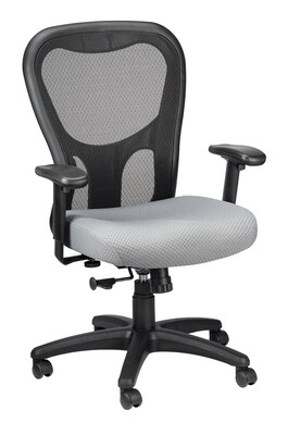 Tempur-Pedic Ergonomic Fabric/Mesh Swivel Task Chair, Grey/Black (TP9000-C-GRY)