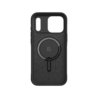 ZAGG Sedona Snap MagSafe Phone Case for iPhone 17 Pro Max, Shock Absorbing, Flood Black (702319095)