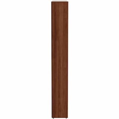 Lorell 84" 6-Shelf Bookcase with Adjustable-Shelves, Walnut Laminate (LLR99752)