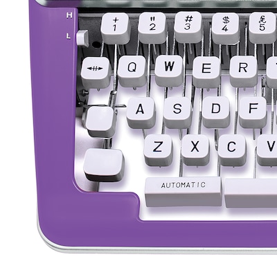 The Oliver Typewriter Company Timeless Manual Typewriter, Purple (OTTE-1635)