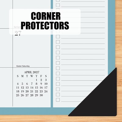2027 Willow Creek Modern Minimalist 22" x 17" Monthly Desk Pad Calendar, Assorted Colors (66591)