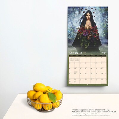 2025 BrownTrout Alchemy Witches OFFICIAL 12" x 24" Monthly Square Wall Calendar (9781975483098)