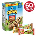 Quaker Chewy Granola Bar Variety Pack, 0.84 oz., 60 Bars/Box (220-00434)