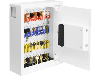 Barska 40-Key Digital Keypad Wall Safe, White (AX13964)