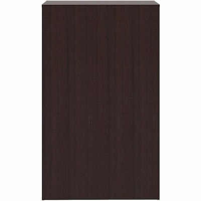 Lorell Essentials 60" 5-Shelf Bookcase with Adjustable-Shelves, Espresso Laminate (LLR18250)