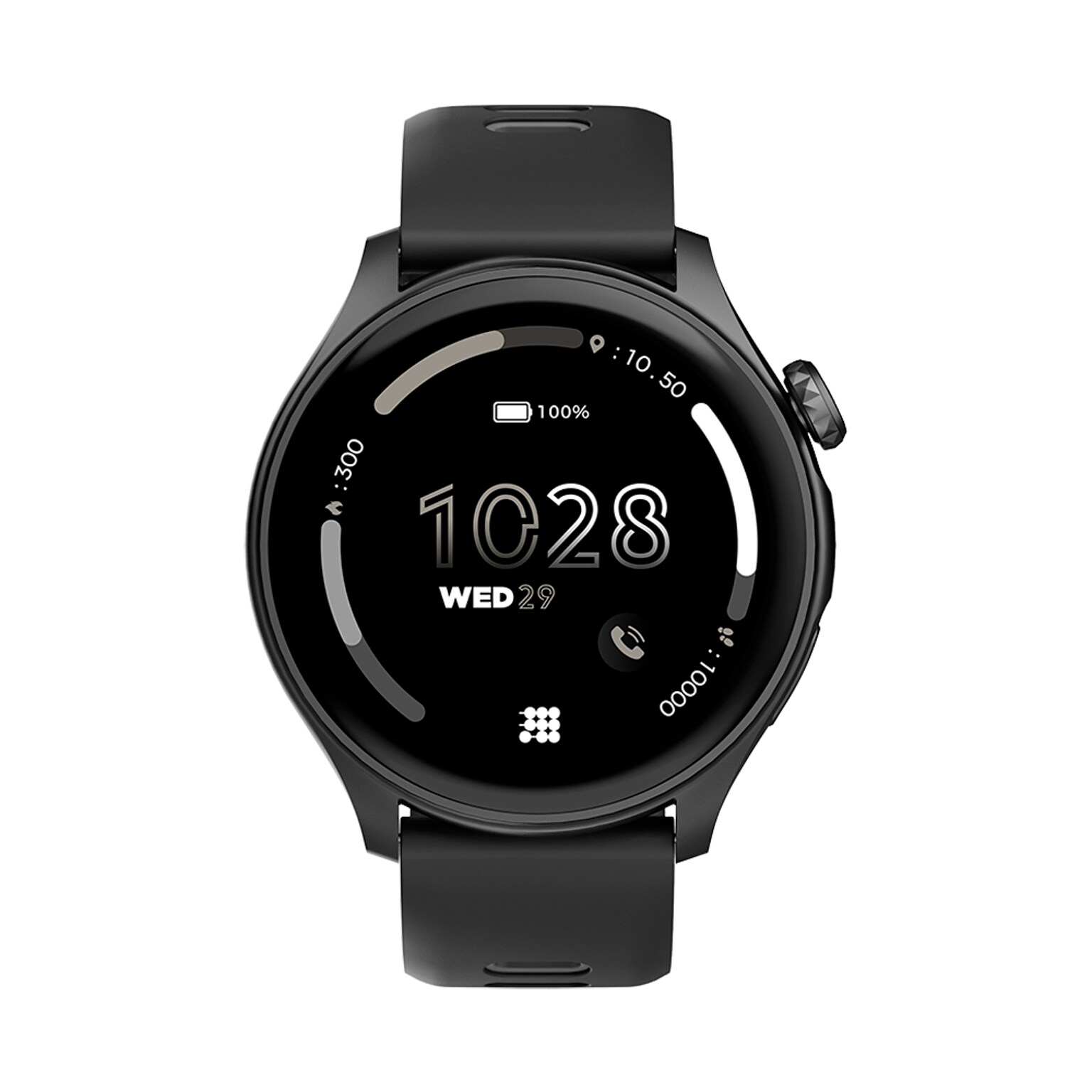 Cubitt AURA Smartwatch, 36.32mm, Aluminum Case, Obsidian Black Sport Band (CT-AURA1)