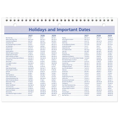2027 AT-A-GLANCE QuickNotes 11" x 8" Monthly Wall Calendar (PM50-28-27)