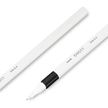uni EMOTT Fine Line Marker Pens, Fine Point, 0.4mm, Assorted Inks, 10/Pack (24836)