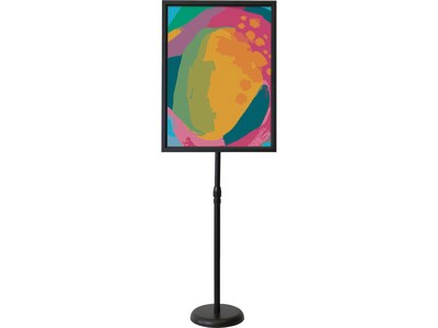 Excello Global Products Blank Indoor/Outdoor Floor Sign, 18" x 24", Black (EGP-HD-0524-S)