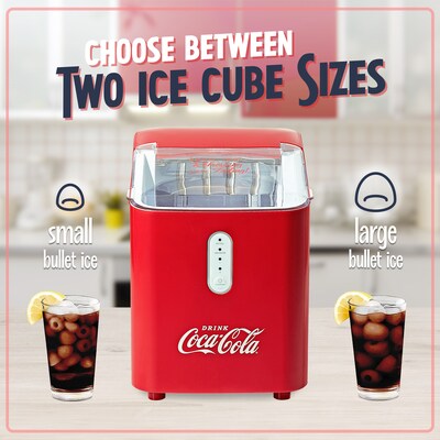 Coca-Cola Countertop Ice Maker, Plastic (CKICEBSC26CR)