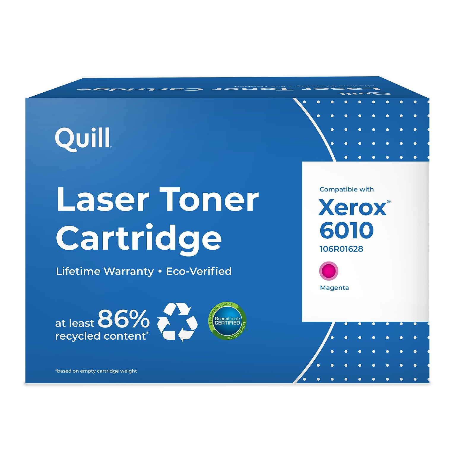 Quill Brand® Remanufactured Magenta Standard Yield Toner Cartridge Replacement for Xerox 6000/6010 (106R01628)