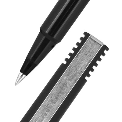 uni-ball Roller Rollerball Pens, Micro Point, 0.5mm, Black Ink, 36/Pack (1921065)