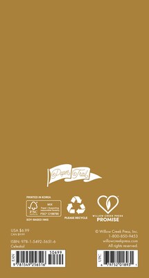 2026-2027 Willow Creek Celestial 3.5 x 6.5 Monthly Planner, Paperboard Cover (56516)