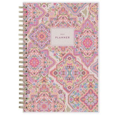 2027 Blue Sky Amalia 5 x 8 Calendar Year Weekly & Monthly Planner, Plastic Cover (148768-27)
