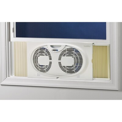 Lasko Twin Window Fan, 2-Speed, White (W07350)