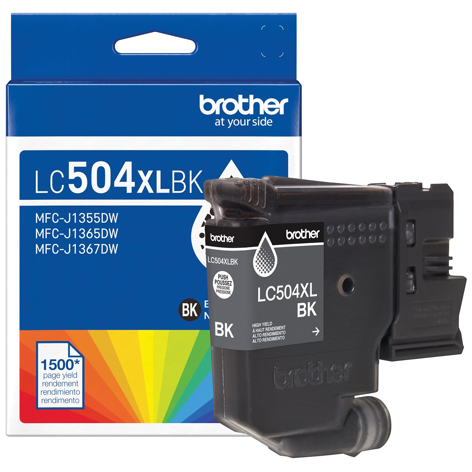 Brother LC504XL Black High Yield Ink Cartridge (LC504XLBKS)