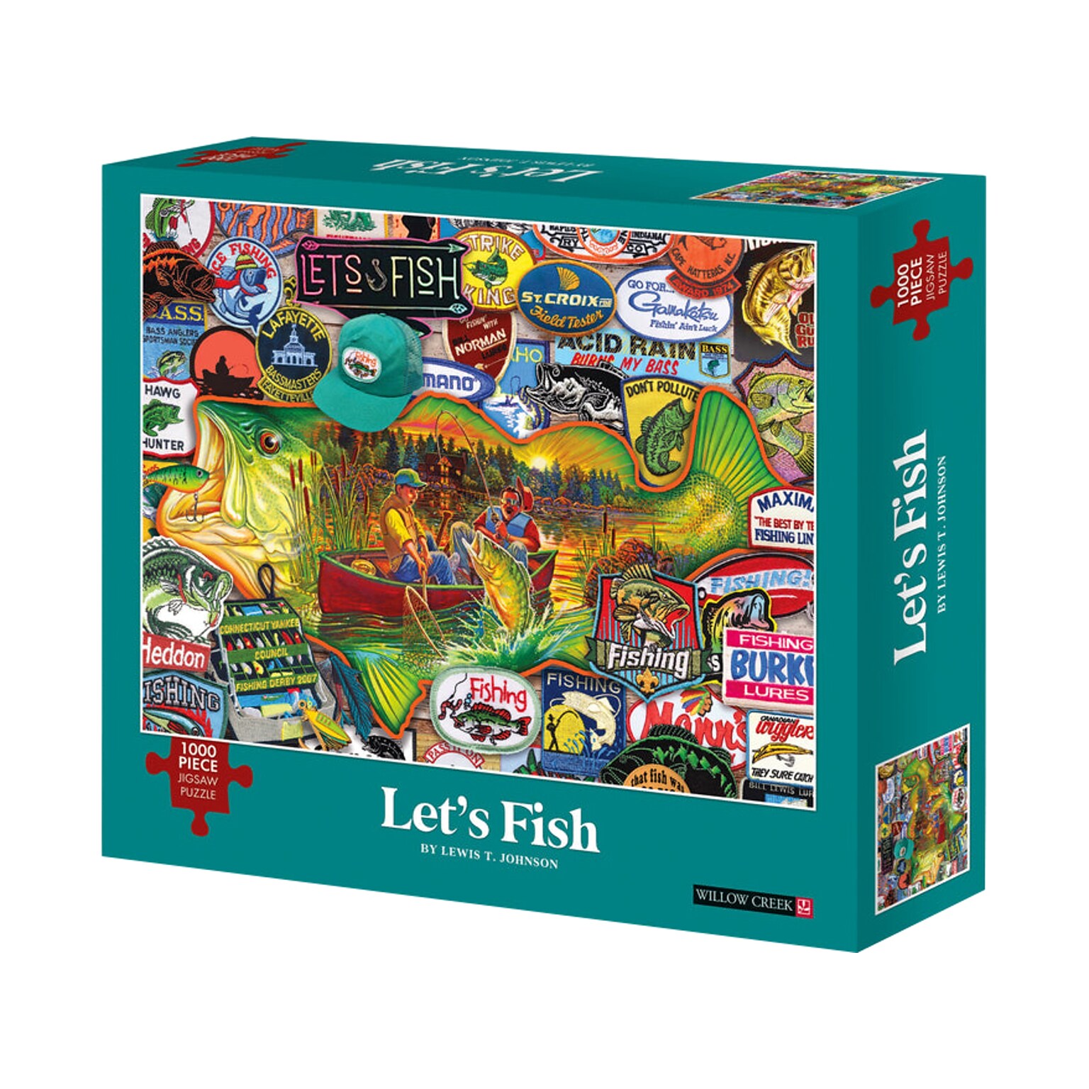 Willow Creek Lets Fish 1000-Piece Jigsaw Puzzle (48734)