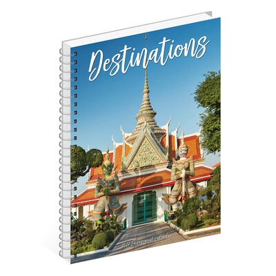 2027 Willow Creek Destinations 6.5" x 8.5" Weekly & Monthly Desk Calendar (64382)