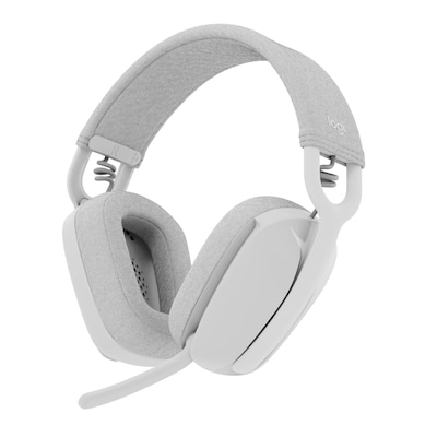 Logitech Zone Vibe 100 Wireless Noise Canceling Bluetooth, Off-White (981-001257)