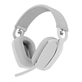 Logitech Zone Vibe 100 Wireless Noise Canceling Bluetooth, Off-White (981-001257)