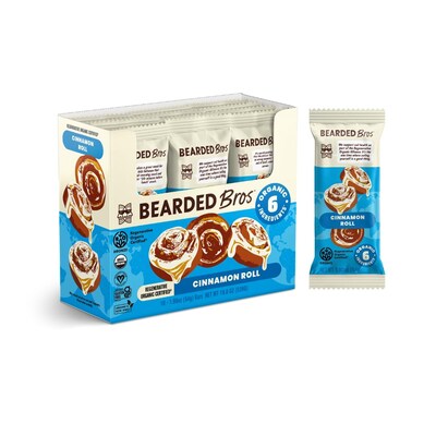Bearded Bros Gluten Free Cinnamon Roll Energy Bar, 1.9 oz., 10/Pack (220-02916)