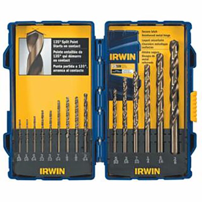 Irwin Cobalt HSS Fractional Bit Set, 15 Piece (585-316015)