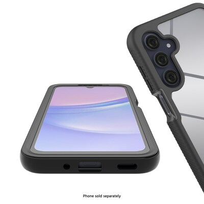 SaharaCase Raider Rugged Case for Galaxy A16 5G, Shock Absorbing, Black (CP00722)