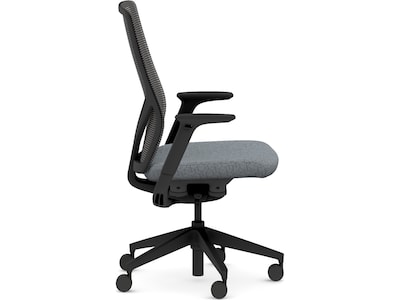 HON Flexion Fabric/Mesh Task Chair, Basalt/Black (HFXT1.F0.STC.A.H.IM.APX25.NL.SB.T)