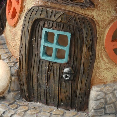 National Tree Company 10" Purple Hat Haunted House with LED Light (PG11-FJ07311-1)