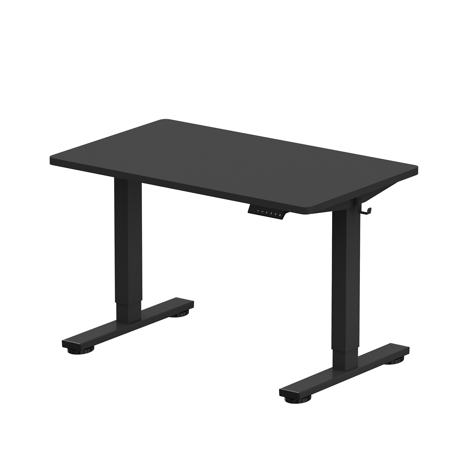 FlexiSpot E2 42W Electric Adjustable Standing Desk, Black (E2B4224B)