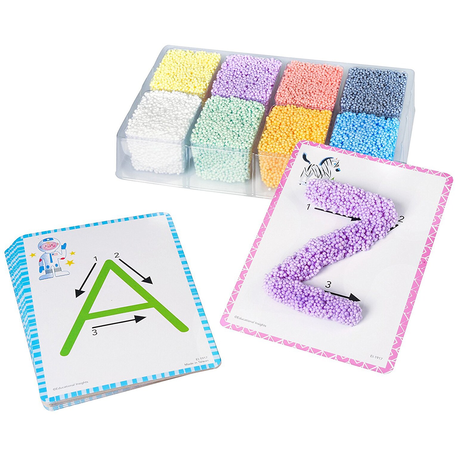 Educational Insights Playfoam Shape & Learn Alphabet Set, Grade PK+ (EI-1917)