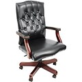 Boss® B905 Series Traditional Executive Vinyl Chair; Black