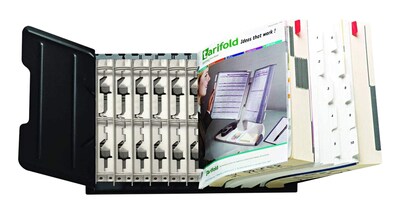 Tarifold Catalog Rack Holder, 8.5" x 11", Black Steel (50411)