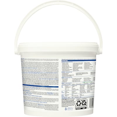 Clorox Healthcare Hydrogen Peroxide Cleaner Disinfectant Wipes, 185 Wipes/Bucket, 2/Carton (30826)