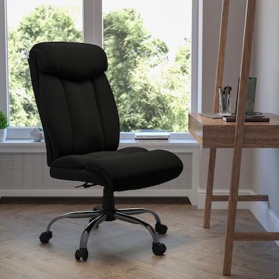 Flash Furniture HERCULES Series Armless Ergonomic Fabric Swivel Big & Tall Executive Office Chair, B