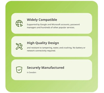 Yubico YubiKey 5C NFC USB-C Security Key, Black (992-00014)