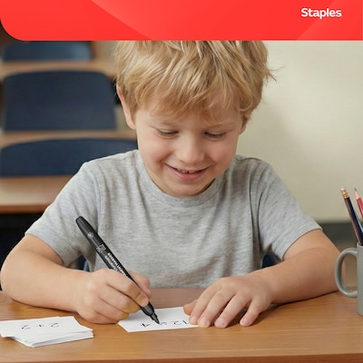 Staples 4" x 6" Index Cards, Blank, White, 500/Pack (TR51011)