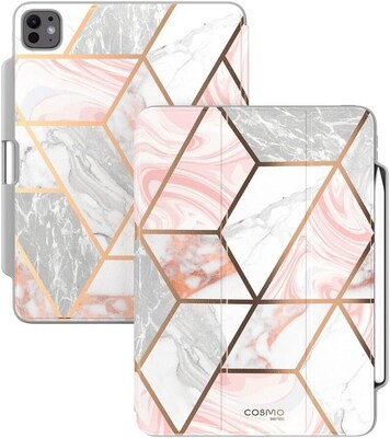 i-Blason Cosmo Plastic 13 Fashion Case for iPad Pro 7th Generation, Marble
