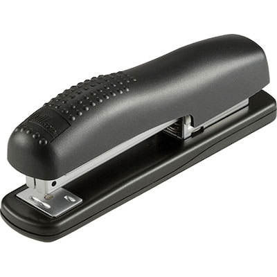 TRU RED™ Premium Desktop Stapler, 30-Sheet Capacity, Gray/Red (TR58077)