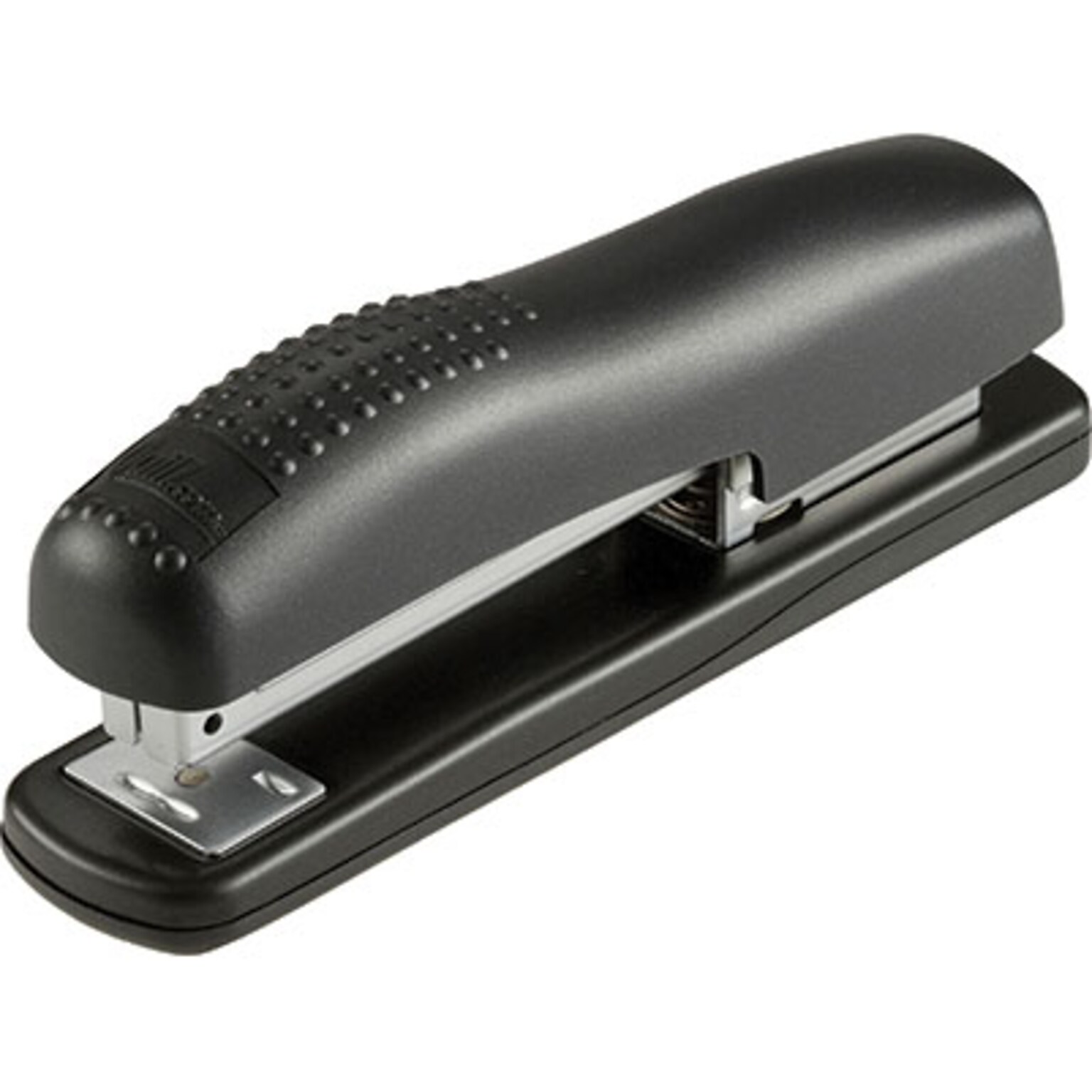 Quill Brand® Contemporary Desktop Stapler, 20 Sheet Capacity, Metallic Black (79604Q)