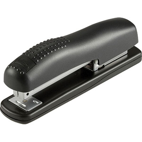 Quill Brand® Contemporary Desktop Full-Strip Stapler, Metallic Black (79604Q)