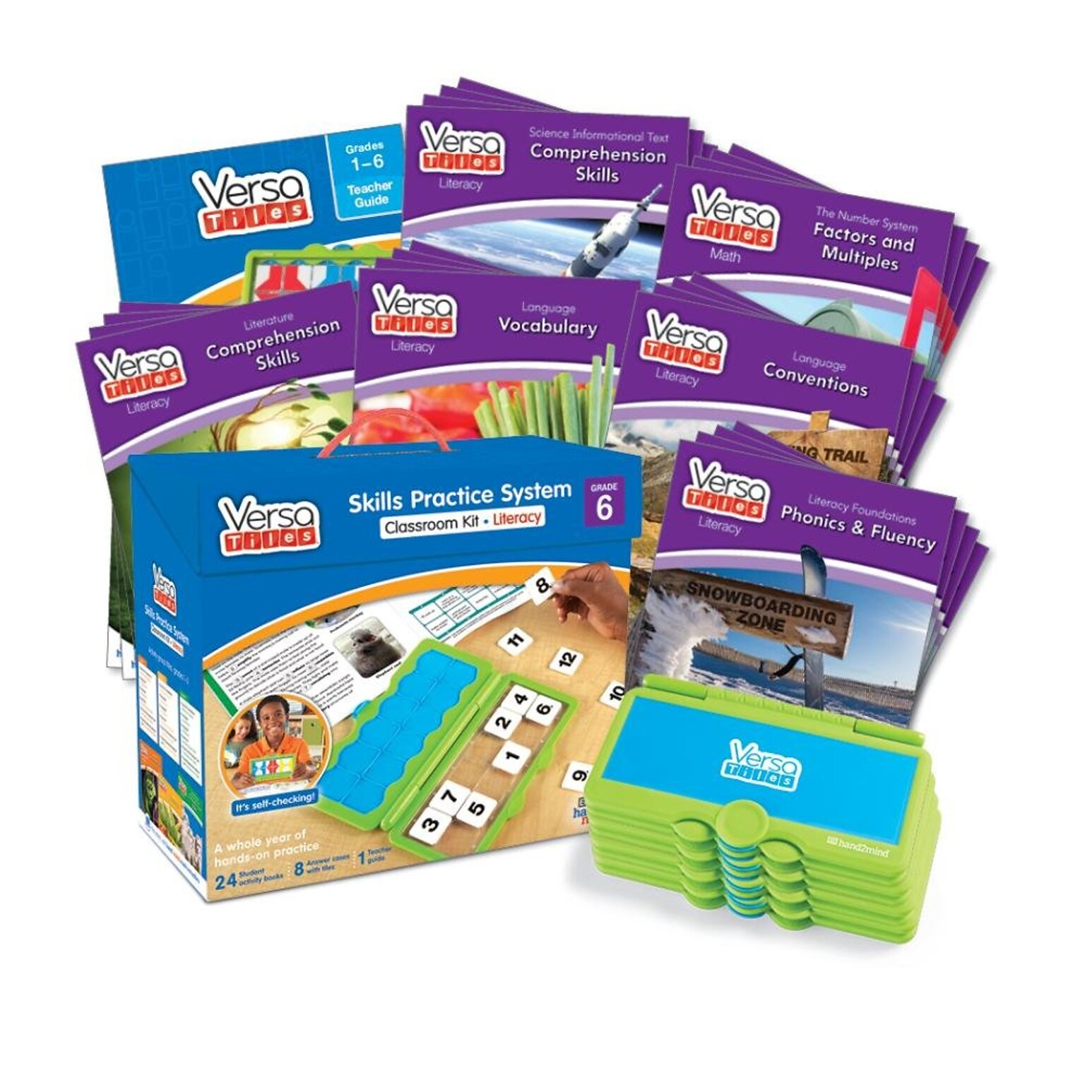 hand2mind VersaTiles Grade 6 Literacy Classroom Kit (85865)