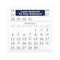 2024 AT-A-GLANCE 12" x 27" Three-Month Wall Calendar, White/Black (SW115-28-24)