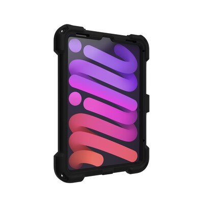 The Joy Factory aXtion Bold MPS 8.3" Lockable Rugged Case for iPad mini A17 Pro & 6th Gen, Black (CWA302KL)